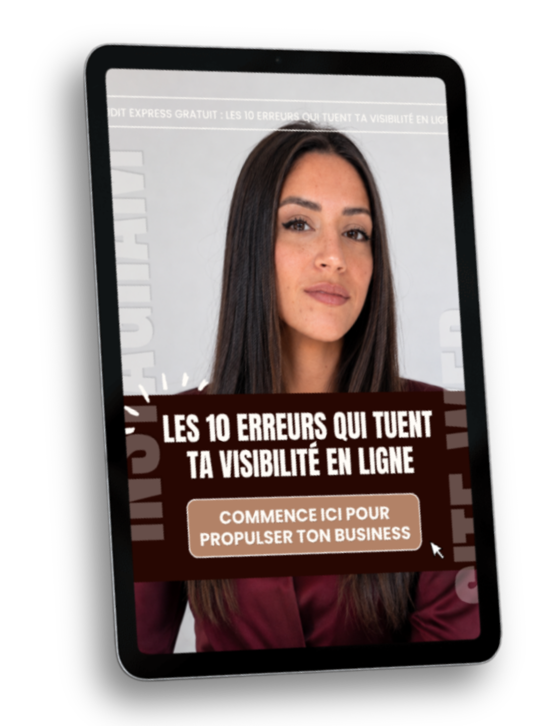 Aperçu du guide gratuit : Les 10 erreurs qui tuent ta visibilité en ligne